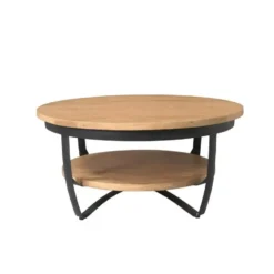 StarFurn - Salontafel Paras ø90 cm - licht mangohout