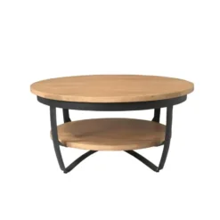StarFurn - Salontafel Paras ø70 cm - licht mangohout