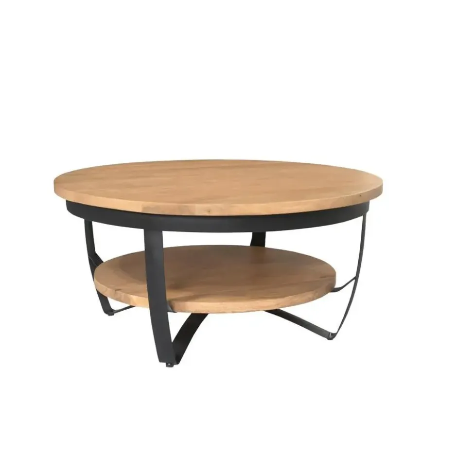 StarFurn - Salontafel Paras ø70 cm - licht mangohout