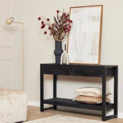 StarFurn - Sidetable Boaz - 120 cm - zwart