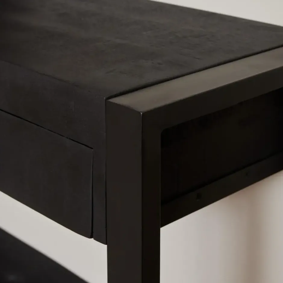StarFurn - Sidetable Boaz - 150 cm - zwart