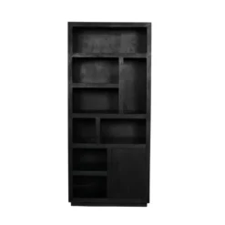 StarFurn - Vakkenkast Brussel 90 cm - zwart