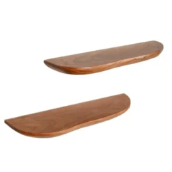 StarFurn - Wandplank set van 2 Live edge 60 cm