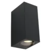 Steinhauer Buitenlamp logan - 2 lichts - zwart - 7x15 cm