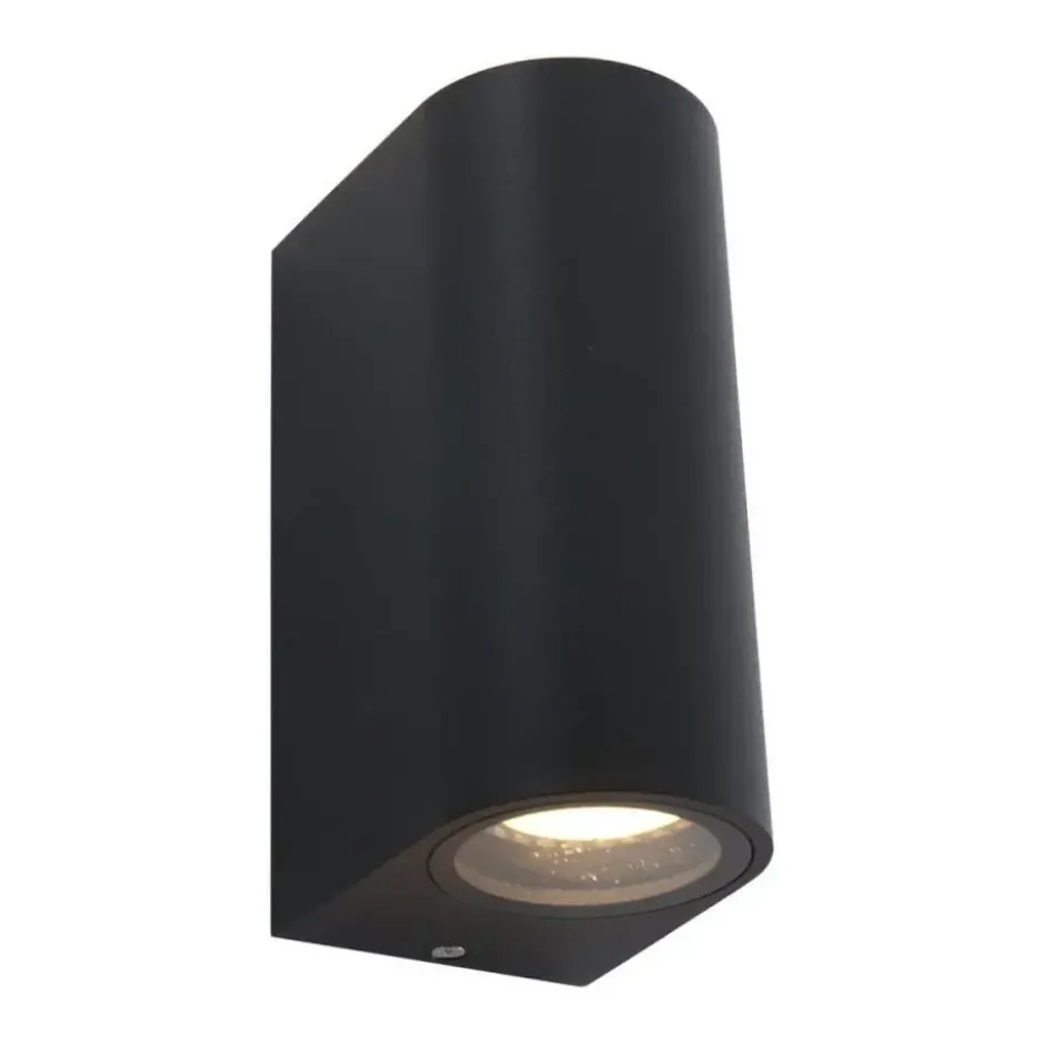 Steinhauer Buitenlamp logan - 2 lichts - zwart - 7x15 cm