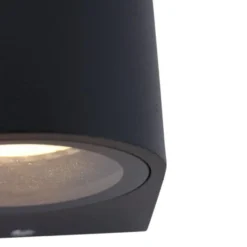 Steinhauer Buitenlamp logan - 2 lichts - zwart - 7x15 cm