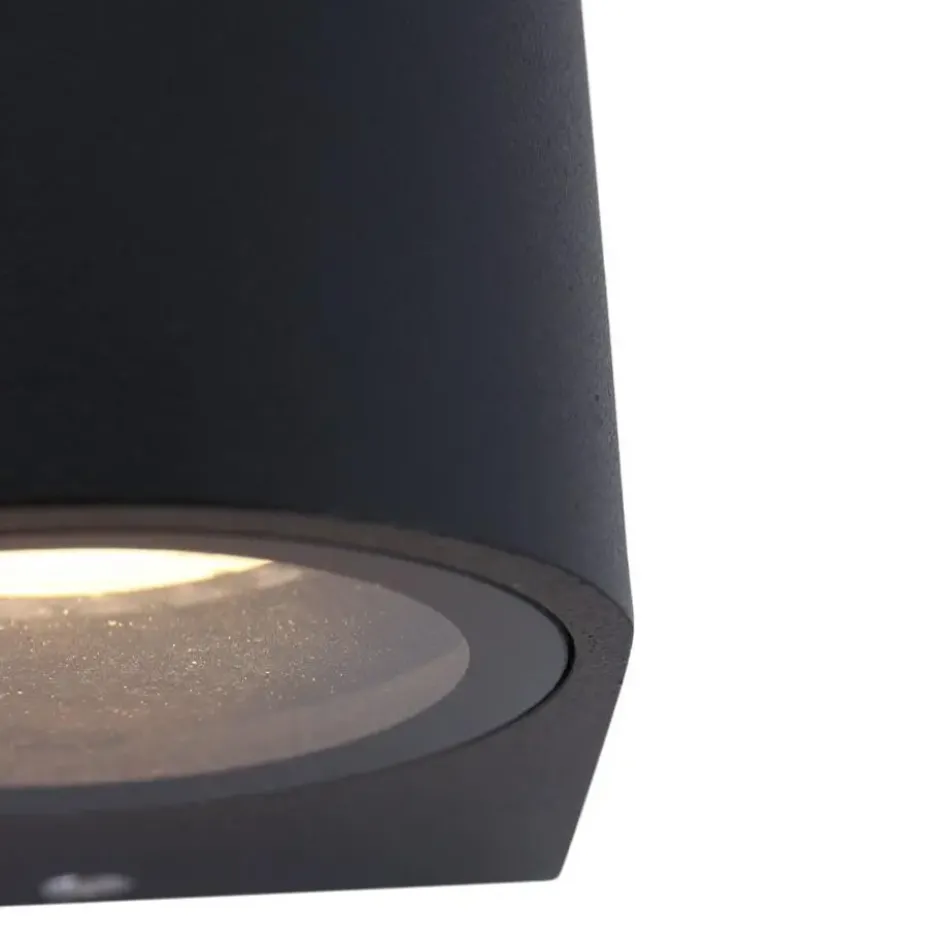 Steinhauer Buitenlamp logan - 2 lichts - zwart - 7x15 cm