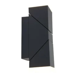 Steinhauer Buitenlamp 1507zw - 2 lichts - zwart - 22x6.5 cm