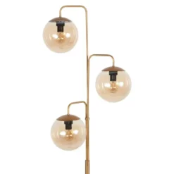 Steinhauer Vloerlamp Bollique - 3 lichts - brons - 24x172 cm
