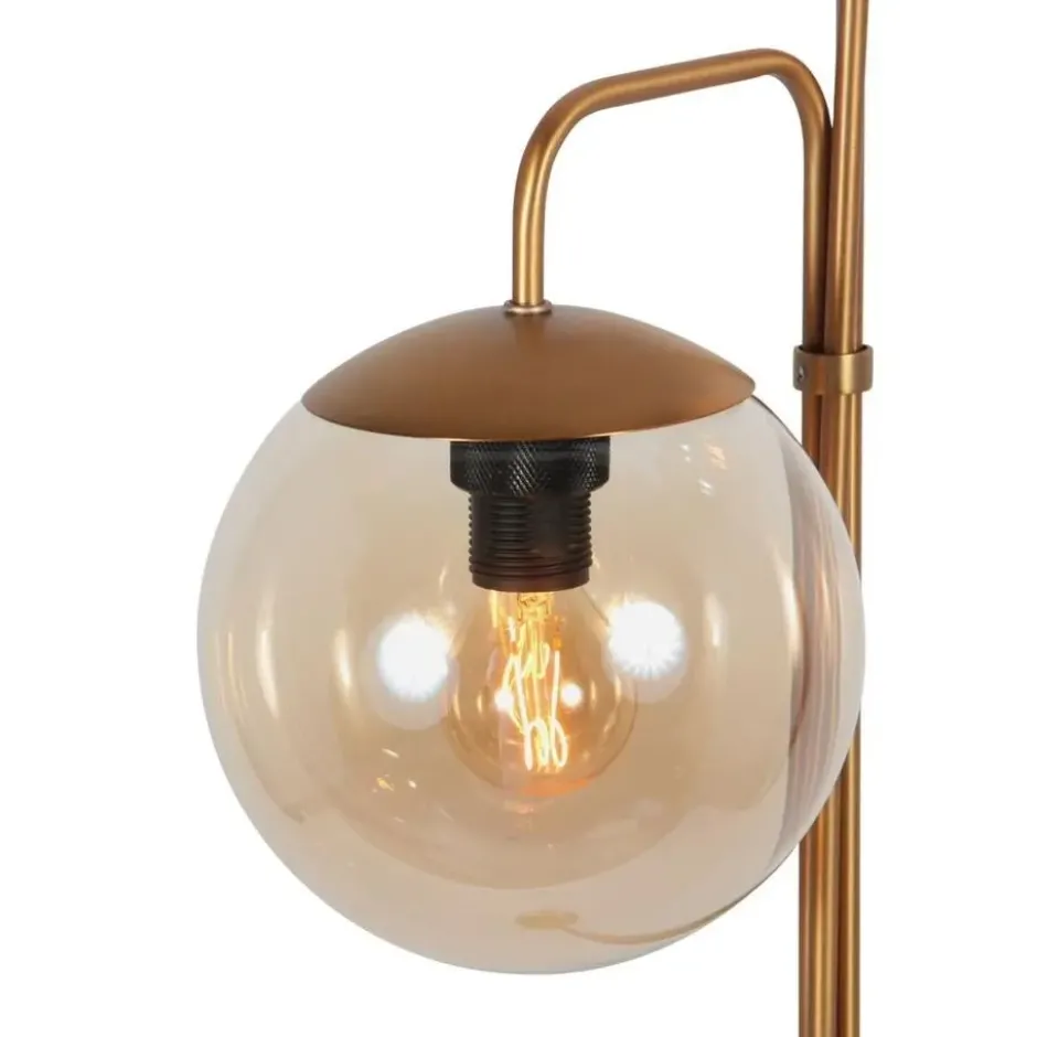 Steinhauer Vloerlamp Bollique - 3 lichts - brons - 24x172 cm