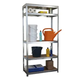 Stellingkast / Magazijnstelling - Zilver - 5 planken