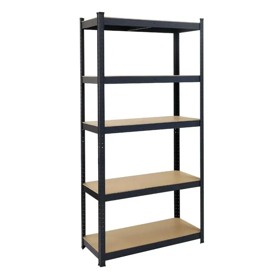 Stellingkast / Magazijnstelling - Zwart - 5 planken