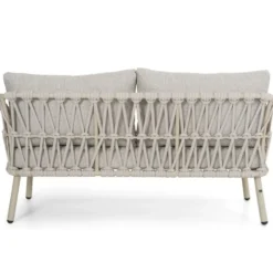 Stoel en Bank Loungeset 4 personen Rope Zand/Beige Coco Serra