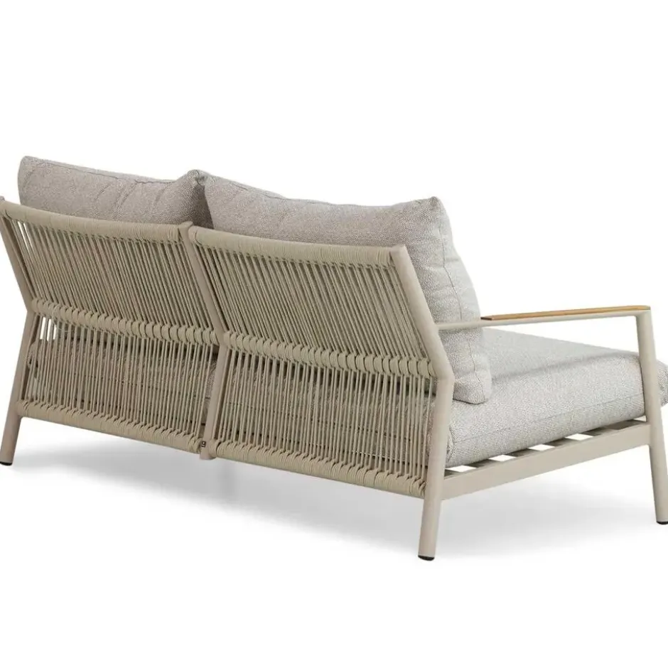 Stoel en Bank Loungeset 5 personen Rope Grijs Coco Sevilla