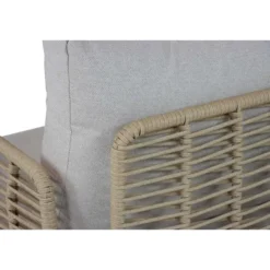 Stoel en Bank Loungeset 4 personen Wicker/Aluminium/Aluminium/wicker Taupe