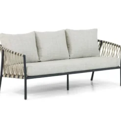 Stoel en Bank Loungeset 5 personen Aluminium/rope Grijs Lifestyle Garden