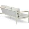 Stoel en Bank Loungeset 5 personen Aluminium Taupe Lifestyle Garden Furniture