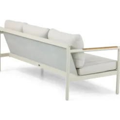 Stoel en Bank Loungeset 5 personen Aluminium Taupe Lifestyle Garden Furniture