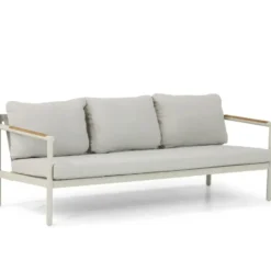 Stoel en Bank Loungeset 5 personen Aluminium Taupe Lifestyle Garden Furniture