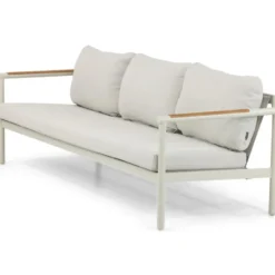 Stoel en Bank Loungeset 5 personen Aluminium Taupe Lifestyle Garden Furniture