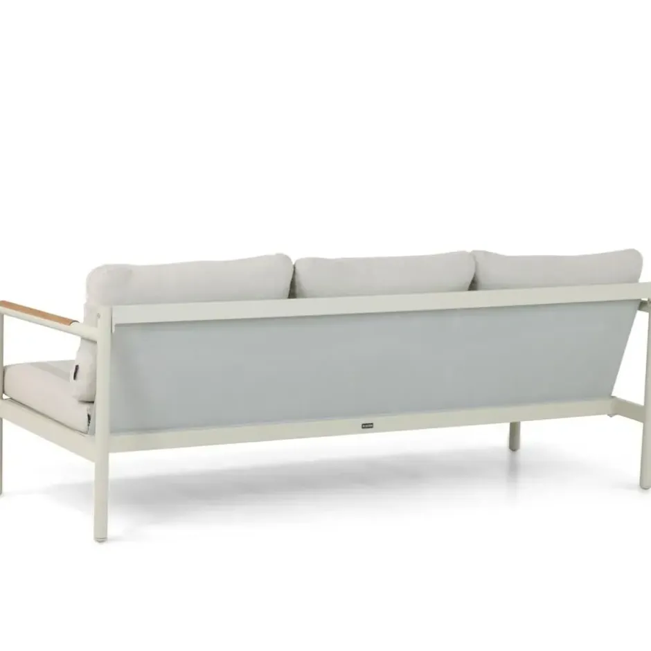 Stoel en Bank Loungeset 5 personen Aluminium Taupe Lifestyle Garden Furniture