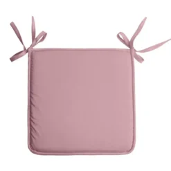 Stof Textile Home stoelkussens - oud roze - 38 x 38 x 3 cm