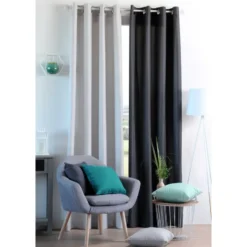 Stof Textile Home stoelkussens - grijs - 38 x 38 x 3 cm