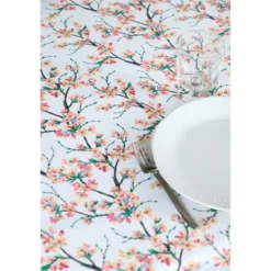 Stof Textiles Tafelkleed - 145 x 240 cm - bloesem Tafellaken