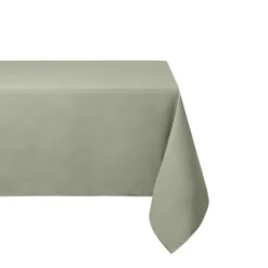 Stof Textile Tafelkleed - 145 x 240 cm - salie groen - Tafellaken