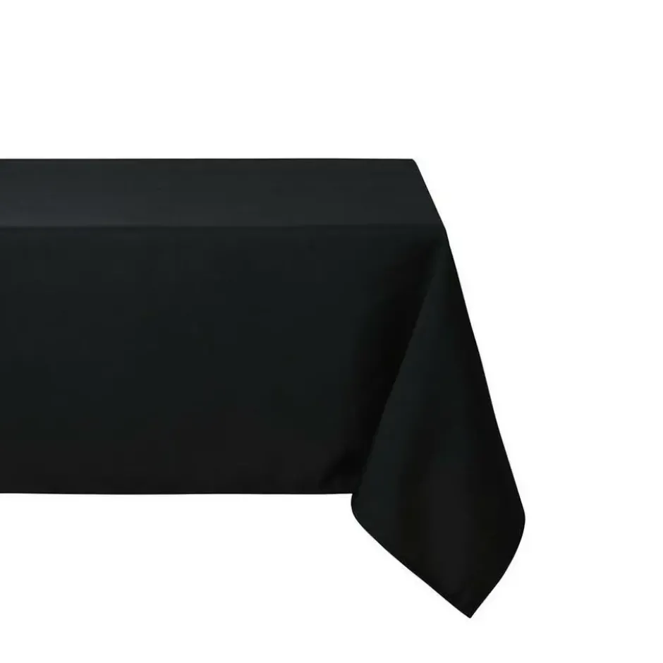 Stof Textile Tafelkleed - 145 x 240 cm - zwart - Tafellaken