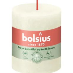 Stompkaars Rustiek - ivoor - 8xØ6,8 cm