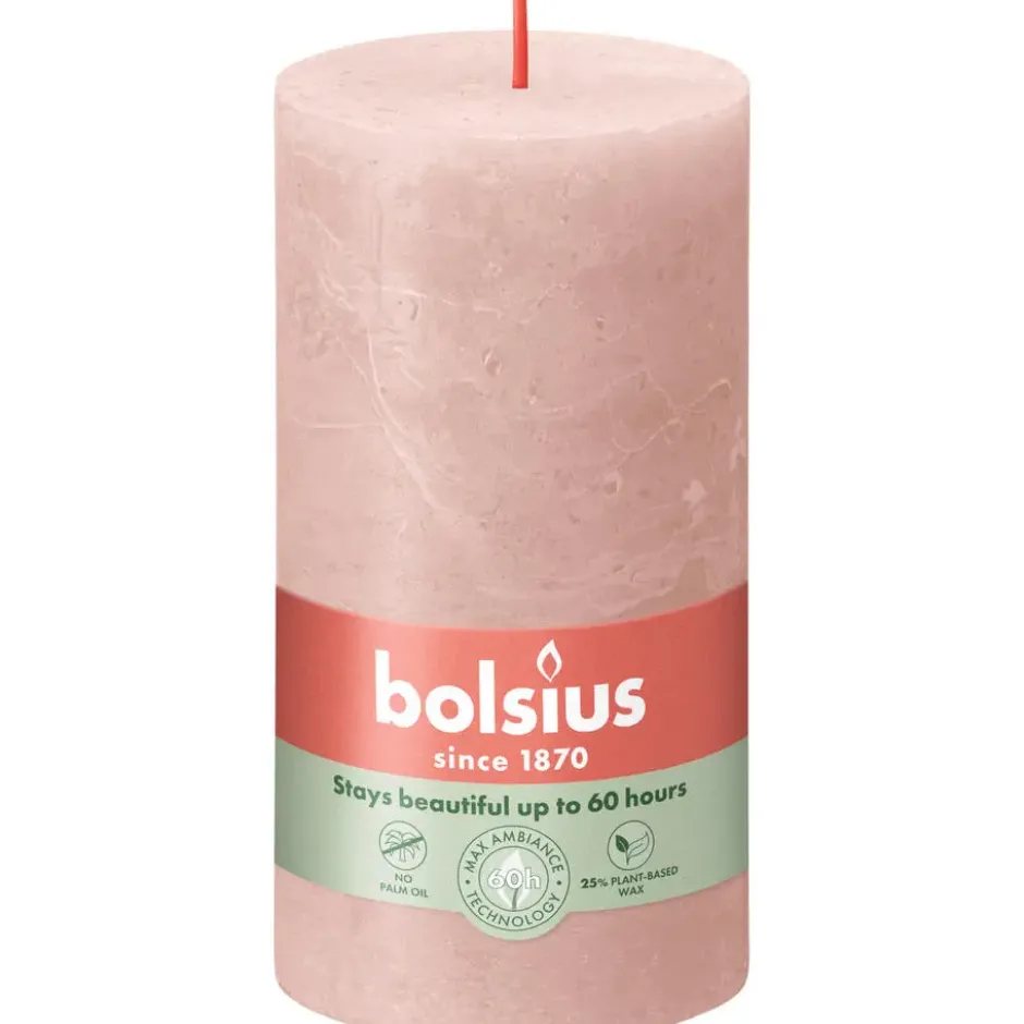 Stompkaars Rustiek - roze - 13xØ6,8 cm