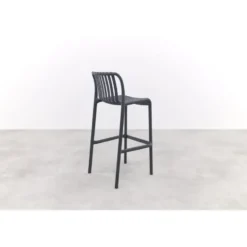Stripe barstoel antraciet