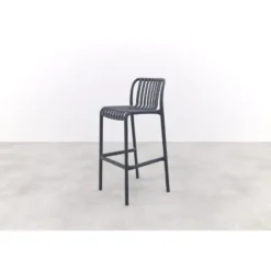 Stripe barstoel antraciet