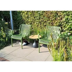 Stripe Loungestoel - Mosgroen
