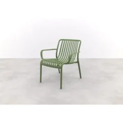 Stripe Loungestoel - Mosgroen