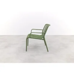 Stripe Loungestoel - Mosgroen