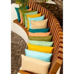 SUN - buitenkussen 45x45 cm - waterafstotend en uv-bestendig - geel