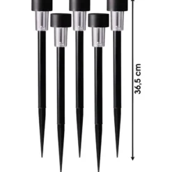 Sunnydays Tuinlampen / prikspot Mood - 5x - kunststof - 37 cm