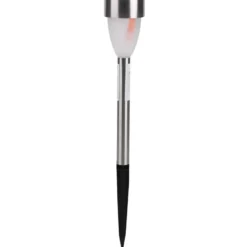 Sunnydays Tuinlampen / prikspot Lumora - zilver - RVS - 36 cm