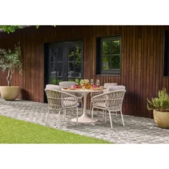 Suns Tosca dining tuinstoel - Rope/Zand