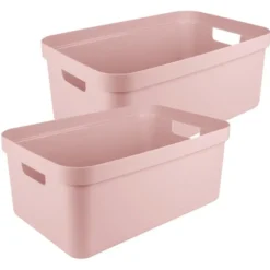 Sunware opbergbox Sigma - kunststof - 45L - lichtroze