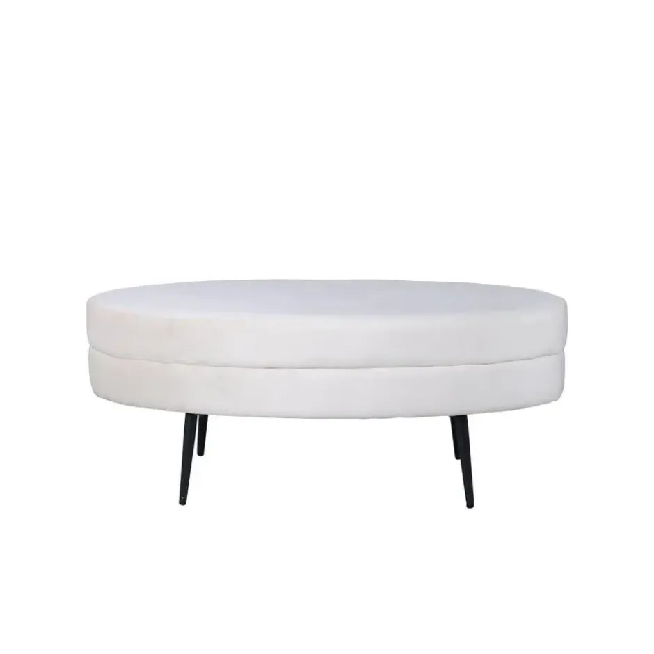 Svea - Axel hocker - velvet - beige