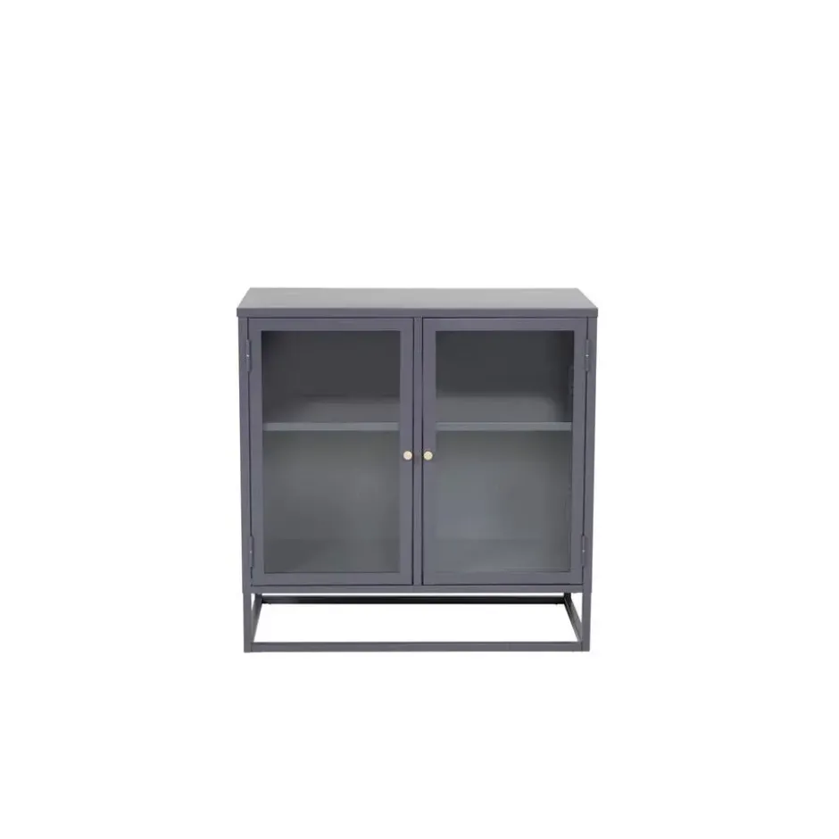 Svea - Noma vitrinekast - 85 x 85 cm - grijs