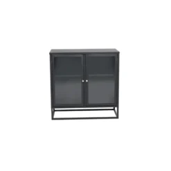 Svea - Noma vitrinekast - 85 x 85 cm - zwart
