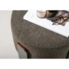 Svea - Nova hocker - boucle - donkergrijs