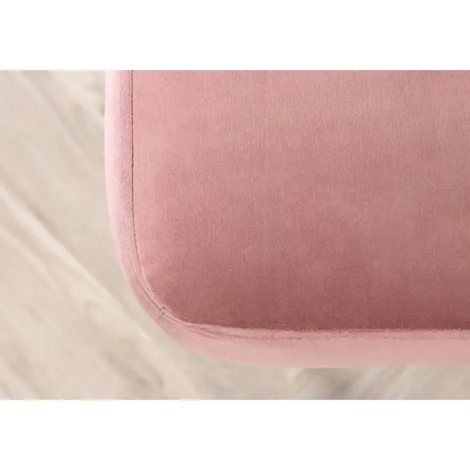Svea - Tess hocker - velvet - roze