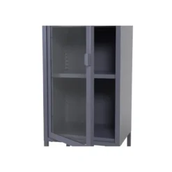 Svea - Zivo vitrinekast - 40 x 150 cm - grijs