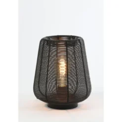 Tafellamp Adeta - Zwart - Ø22cm