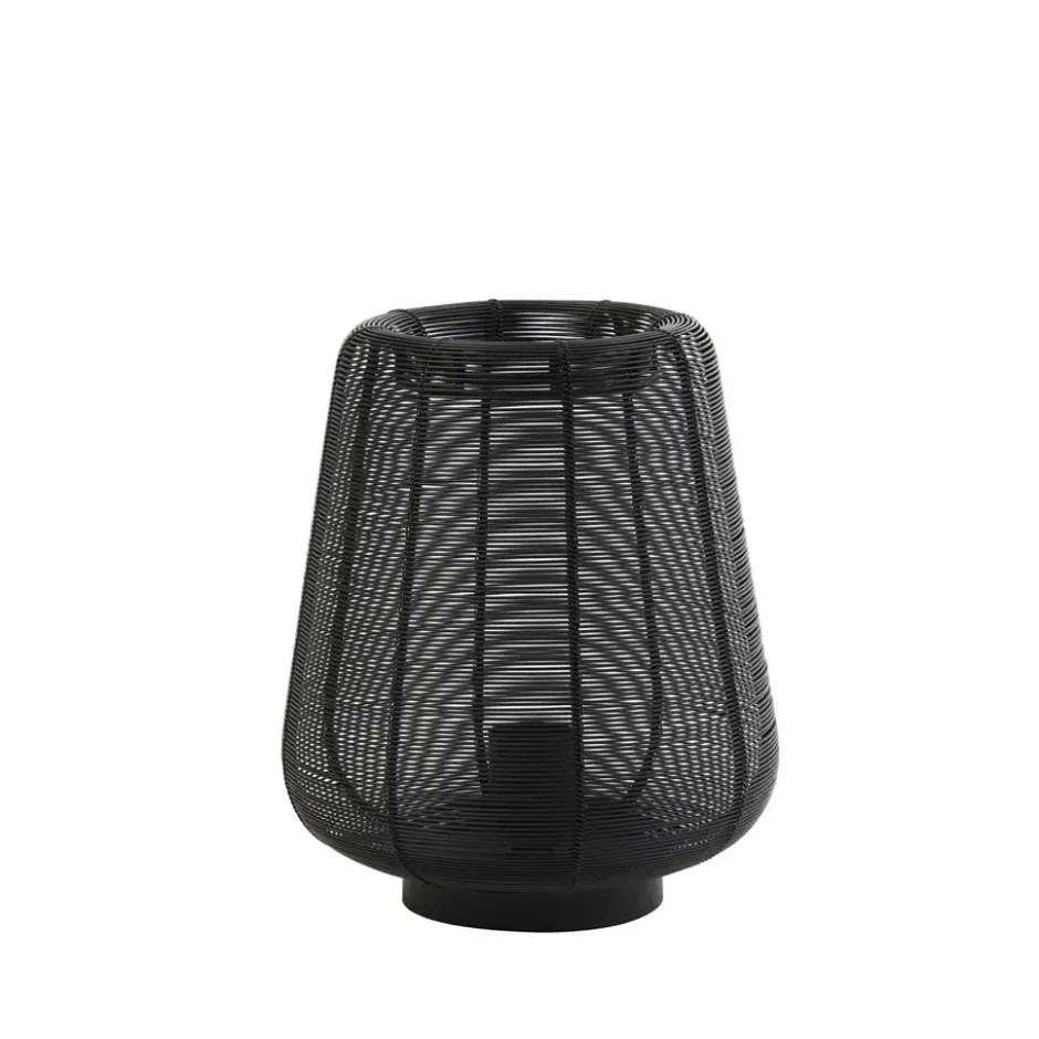 Tafellamp Adeta - Zwart - Ø22cm